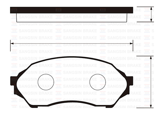ÖN BALATA MAZDA 323 F-S VI 01-04 GDB3193