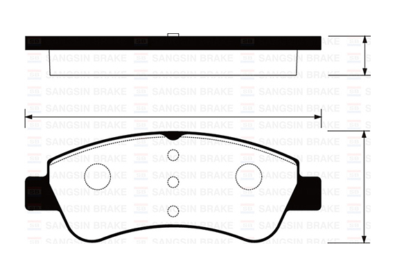 ÖN FREN BALATA OPEL CORSA F 19- / CROSSLAND 17- / CITROEN C2 03- / C3 09- / AIRCROSS 17- / C4 04- / C-ELYSEE 12- / XSARA 96