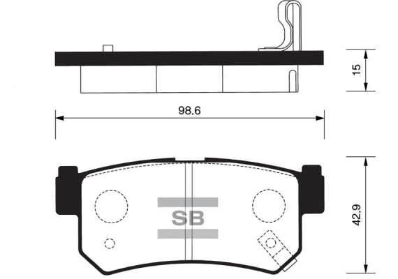 ARKA BALATA DISCOVREY 4.0 04-09 4.4 04 2.7TD 04-09 3.0 RANGEROVER 4.4-3.0TD6 02 GDB1632
