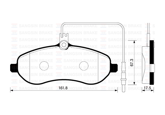 ÖN BALATA FİŞLİ EXPERT-SCUDO-JUMPY-1.6-2.0 MTJ 07 ABS SİZ GDB1718