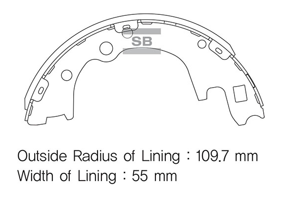 ARKA KAMPANA PABUÇ BALATA HYUNDAI H100 2.5L Kamyonet 04