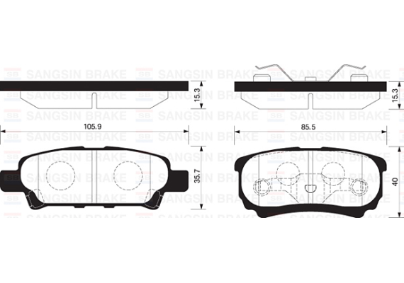 ARKA BALATA OUTLANDER 2.0 4WD-2.4 4WD 03 LANCER ESTATE-WAGON 03 GDB3341-GDB4143