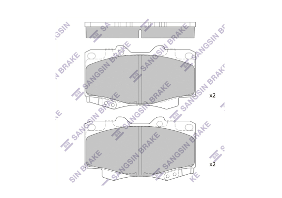 ÖN BALATA TOYOTA HILUX PICKUP 2.5D-4D 4WD 01 GDB3428