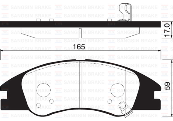 ÖN FREN BALATA KIA CERATO 2.0L D4EA dizel 04-06 / 1.6L G4EE benzinli 05