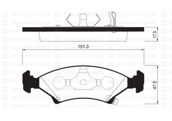 ÖN BALATA SEPHIA 1.5I 16V-1.8I 16V 96-98 GDB3224-GDB3096