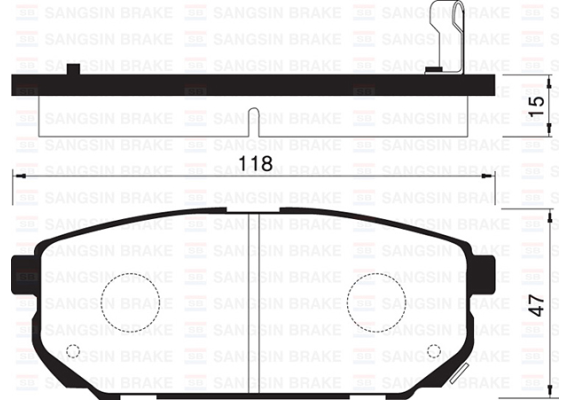 ARKA FREN BALATA KIA SORENTO 2.5L D4CB CRDi 02