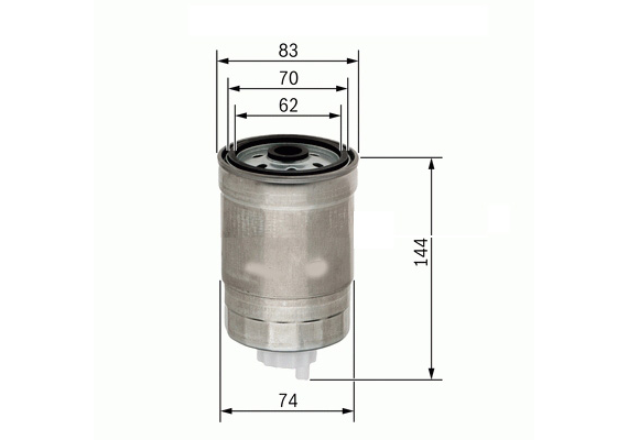 YAKIT FİLTRESİ HYUNDAI ACCENT ERA. GETZ 1.5L D4FA 06-10 / SONATA 2.0L D4EA 06-11 / i30 1.4L 1.6L CRD i 12- / SANTAFE D4EB 06-09 / KIA RIO 1.5L CRDİ 05- / SORENTO 2.5L D4CB 02- 2.0L D4HA 10-12