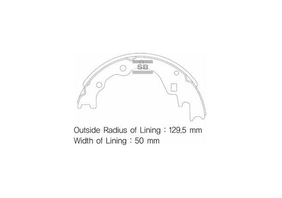 ARKA KAMPANA PABUÇ BALATA KIA BESTA 2.2L R2 92-98 / MAZDA E2200 2.2L R2 RF 91