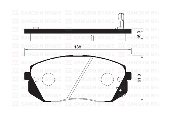 ÖN FREN BALATA HYUNDAI İX35 2.0L D4HA CRDİ dizel 136hp 10-15 / KIA SPORTAGE 2.0L D4EA D4HA dizel 06-15