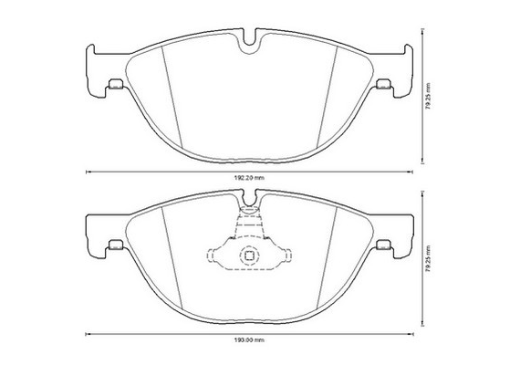 ÖN BALATA BMW 5 SERİSİ 09-12 F10-F11 F18 5 SERİSİ 10-13 F12-F13-F06 6 SERİSİ 12 GDB1838