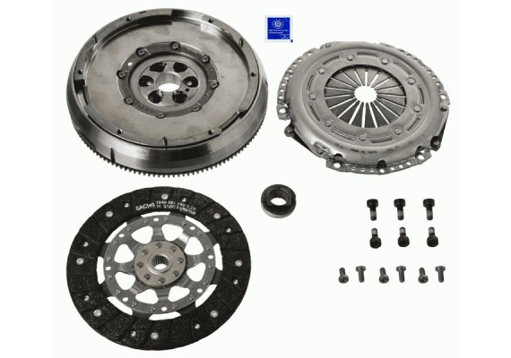 DEBRİYAJ SETİ VOLANLI KİT P207-P307-P407-P1007-PARTNER TEPEE-BERLINGO-C2-C3-C4-C5 1.6 HDİ