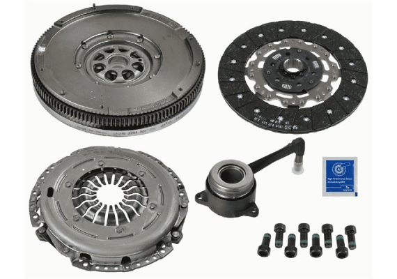 DEBRİYAJ SETİ VOLANLI HİDROLİK MERKEZ BİLYALI TRANSPORTER 2.5TDI AXD