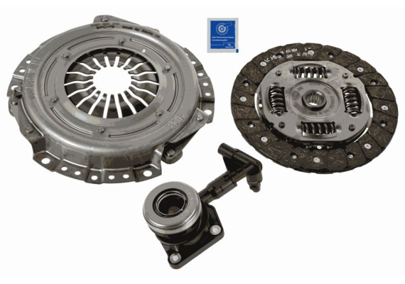 DEBRİYAJ SETİ BASKI DİSK FIESTA V-FUSION-MAZDA 2 1.25 16V-1.3-1.4 01 1.25ZETEC-S-MEK-B5/IB5 RULMANLI